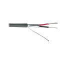 Cable 2 x 18 AWG / Blindado / 305 Metros (1000 Pies) / Riser / UL / Color Gris / Hecho en México | 9222