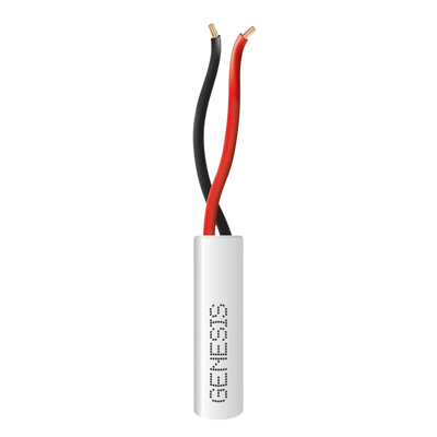 Bobina de 305 Metros (1000 Pies) de Cable / 2 x 22 AWG / Color Blanco / Riser / Para Sistemas de Intrusión y Automatización | 2102-1101/1000