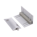 Contacto magnético para piso uso rudo con 55cm de cable blindado / GAP 75mm / Placa de montaje de "L". | SF-3012