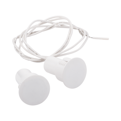 Contacto magnético para puertas y ventanas  Metálicas, aluminio y madera de empotrar color blanco / GAP: 19mm | SF-1021
