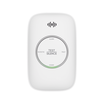 (HikFire)  Detector de Gas LP Propano C3H8 / Alarma Temprana / Salida para cierre de Válvula y/o  activación de Ventilador / Protección IP30 / Alarma de 70dB a 115dB a 1 metro de distancia | HF-GP110