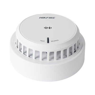 (HikFire) Detector de Humo Óptico Hikvision / Tecnología Avanzada de Detección de Incendios / Alarma Temprana y Fiabilidad Certificada | HF-S2E