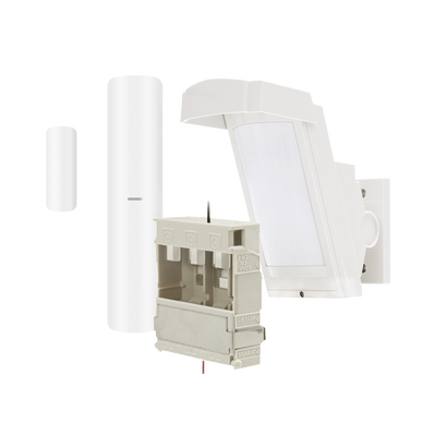 Detector de Movimiento PIR Antimascara / 100% Exterior /  Inalámbrico / Hasta 12 metros a 85°; de cobertura/ Instalación a 3 metros / Incluye transmisor DS-PDMC-EG2-WB(B) para paneles AXPRO | HX40-RAM-W-HKV