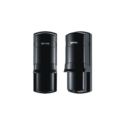 Barrera fotoelectrica de 100 metros con la mejor tecnologia de deteccion de patrones para reducir falsas alarmas / Alámbrico / 2 rayos / compatible con cualquier panel de alarma | AX-330PLUS