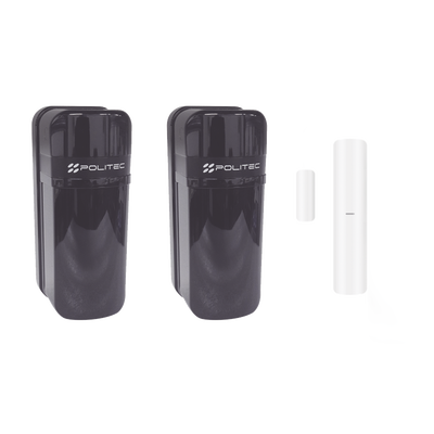 Detector Fotoeléctrico (A baterías) / 0 Falsas Alarmas / Alcance de 60m de Exterior y  350m en interior / Fácil Alineación / Compatible con panel AXPRO/ Incluye DS-PDMC-EG2-WB(B) | ALESWS-HK