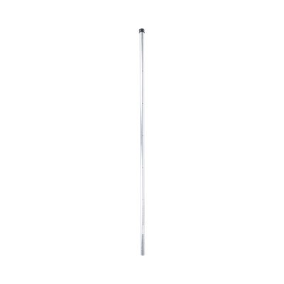 Poste de Esquina  para Cerca Electrificada. Tubo Galva. de 1.4m, cal. 18 de 1" Diam. (Sin pintar). Ideal para 6 Aisladores | SYS-POST-ESQ-6