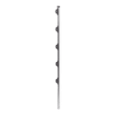 Poste de Paso de 1.2m para Cerca Electrificada.Tubo Galvanizado cal. 18 de 1"Diam. con Tapón y 5 Aisladores Instalados. | SYS-POST-3
