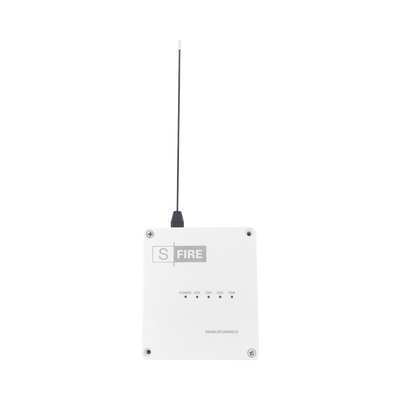 Receptor inalámbrico / 2500 metros de cobertura / 4 salidas de relevador tipo C | SF-LORA-REC-4