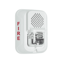 Sirena de Baja Frecuencia con Lámpara Estroboscópica / a 2 Hilos / Montaje en Muro / Configuración Estroboscópica Seleccionable / Color Blanco | P2WL-LF