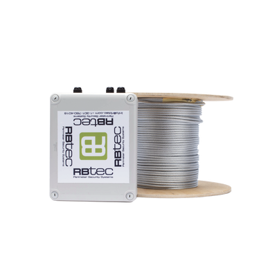 Kit de Cable Sensor Perimetral IRONCLAD para Cercas Ciclónicas / 152 METROS / 1 ZONA / Sin Falsas Alarmas por Viento / TODO Incluido/TARJETA LPU400/ Calibración por Software | IROC-1Z-500-V2