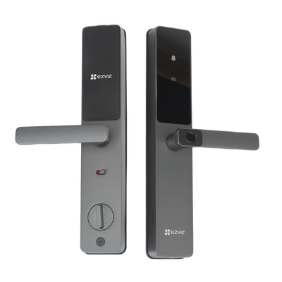 Cerradura Inteligente / Wi-Fi / Bluetooth  / Códigos Temporales Para Visitantes / Lectura de Huella / Lectura de Tag / Contraseña /  Botón para Timbrar / Apertura Remota /  Alarma Anti-intrusión /  No Requiere HUB | CS-DL05-R200