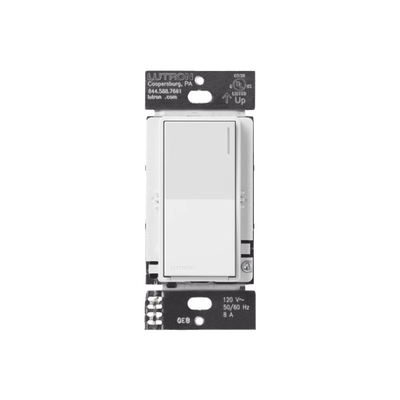 (RadioRA3) Apagador Auxiliar de pared, compañero de apagadores multilocación. Usar en 3 vías o escalera. Color blanco. | RRSTRSWH