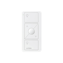 Control remoto PICO 3 botones encender/apagar, subir/bajar intensidad, color blanco, complemente con un atenuador Caseta, RA2, RadioRa2. | PJ23BRLGWHL01