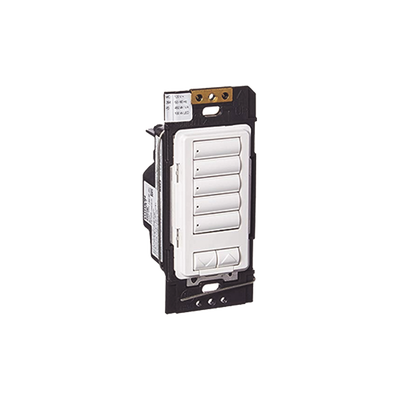 (RadioRA2) Botonera 5 botones hibrida, requiere cable neutro para el control del circuito. | RRDHN5BRLWH