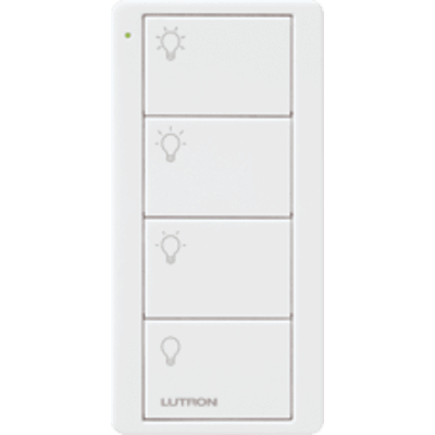 Control inalambrico Pico, 4 botones, ideal para generar 3 escenas y un apagado | PJ24BGWHL31