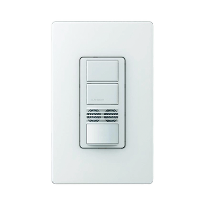 Interruptor con Sensor de Ocupación, Doble Tecnología Para Detección de Movimiento, Color Blanco | MSB202SW
