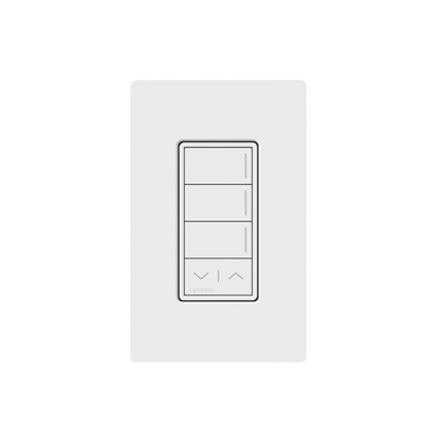 (RadioRa3) Botonera Sunnata Blanco 3 escenas y 2 botones subir/bajar para Radio RA3, programe escenas diferentes en cada botón. | RRSTHN3RLWH