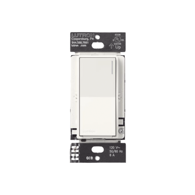 (RadioRA3) Apagador Auxiliar de pared, compañero de apagadores multilocación. Usar en 3 vías o escalera. Color blanco mate. | RRSTRSSW