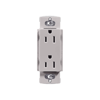 Tomacorriente 125V 15A resistente a manipulaciones. | CAR15GRS