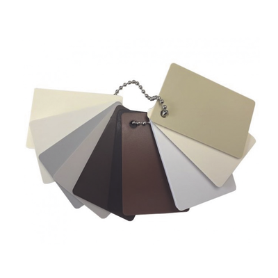 Muestrario, de colores con acabados Matte para los atenuadores, teclados, interruptores y accesorios LUTRON. | AMCK1