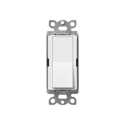 Interruptor Claro, 3 Hilos, 15A, Color Blanco | SC3PSSWL