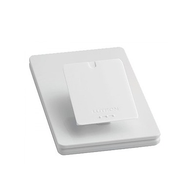 Base de mesa para un control remoto inalámbrico LUTRON. Con goma para evitar deslizamiento. | LPED1WH