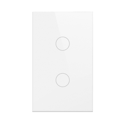 (Wifi) Apagador switch inalámbrico WIFI, control de 2 regresos de carga, 110V | SHS412WWH