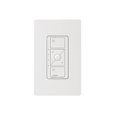 (Caseta Wireless) Control de velocidad inalámbrico para ventilador de techo, un solo polo. | PDFSQNWH