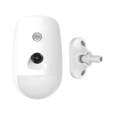 (AX PRO) CÁMARA Inalámbrica + PIR / 6 Años de Batería / Inmunidad a Mascotas / Rango de Detección de 12 mts / Angulo de 85.9° de Cobertura + Montaje Universal | DS-PDPC12P-EG2-WB(B)/UB