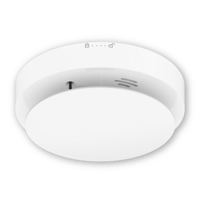 (AX PRO) Detector de Humo Fotoeléctrico, Temperatura y Monóxido de Carbono para Panel de Alarma HIKVISION / Interior / Soporta Funcionalidad Autónoma | DS-PD452SMK-WB