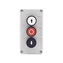 Botonera Triple Para Barreras Vehiculares, Operadores Corredizos y Abatibles. | XBS-SW-02