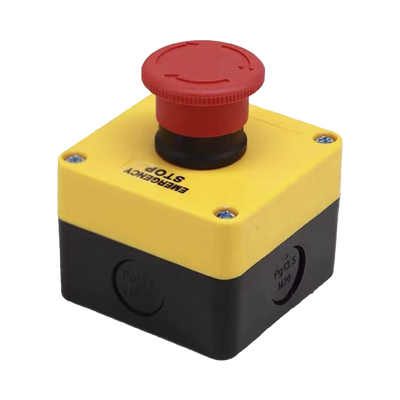 Botón de Stop Tipo Enclavado / Para Barreras Vehiculares, Operadores Corredizos y Abatibles. | XBS-S-T01