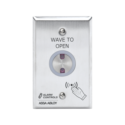 Botón Sin Contacto para Salida NO,NC/ Temporizador/ Placa de Acero Inoxidable/ Intemperie | NTS-1