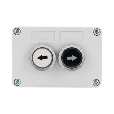 Botonera Doble Para Barreras Vehiculares, Operadores Corredizos y Abatibles. | XBS-SW-22