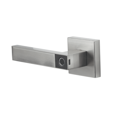 Manija Castelli Biométrica/ Niquel Satinado / 30 usuarios / Para Puerta Izq o Derecha de 60-70mm | MX89803