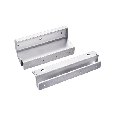 Montajes en U para puertas de Solo Cristal ( puerta y marco) para uso con Chapa Magnética MAG600NLED y MAG600NTLED | BU600NDLED