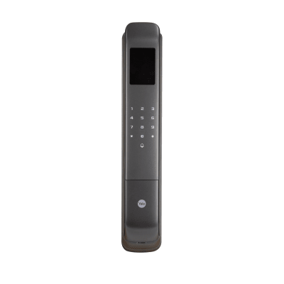 Cerradura Digital Cornelius / Reconocimiento Facial 3D / Sensor de Huella con IA / Capacidad de 100 Huellas, 20 Face ID, 100 Tarjetas MIFARE / Doble Verificación / Bloqueo Automático / Modo Niños / IP54 / Aleación de Aluminio | MX83424