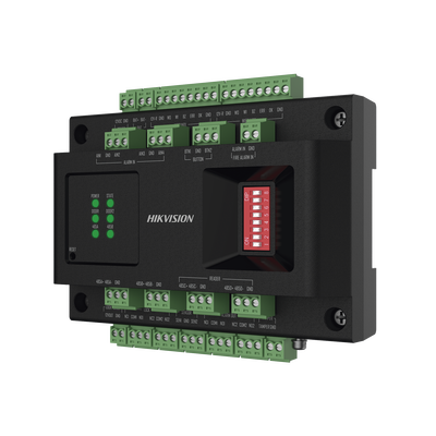 Expansor de 2 Puertas para Paneles de Control de Acceso DS-K27 Series / Comunicación RS-485 / 4 Entradas y 2 Salidas Auxiliares | DS-K2M002X