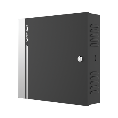 Controlador de Acceso para 4 Puertas y 8 Lectores RS485 o 4 Wiegand / Incluye Gabinete y Fuente de Alimentación 12Vcc/8A / Soporta Batería de Respaldo /  Wiegand y RS-485 / 10,000 Tarjetas | DS-K2814