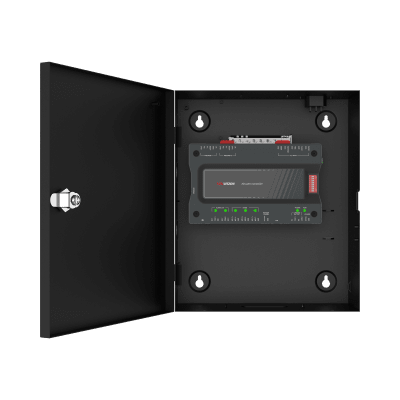 Controlador MAESTRO para Elevadores / Incluye Gabinete y Fuente / Control de Acceso para los pisos de los Elevadores por Huella o Tarjeta | DS-K2220X