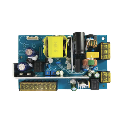 Tablilla de Fuente de alimentación de 1 salida 11-15 Vcc 5 A / Compatible con batería de respaldo y temporizador integrado / Voltaje de entrada 96-264 Vca | PL12DC5ABK-B