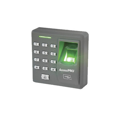 Lector de huella y proximidad con teclado autónomo, 500 huellas/500 tarjetas/8 passwords | X7