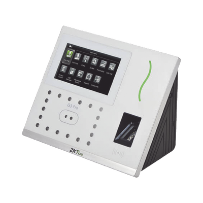 Checador Biometrico / Reconocimiento Facial /12,000 Rostros / 6,000 palmas / 20,000 Tarjetas /20,000 huellas / Soporta DDNS con BIOTIMEPRO / | ZKG3PRO