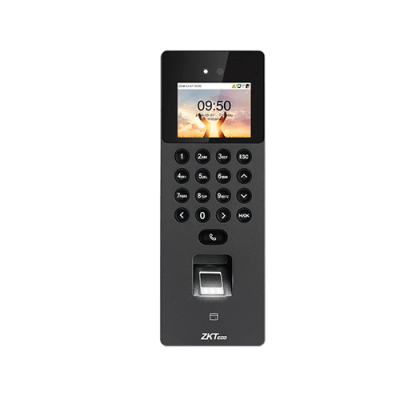 Terminal de Control de Acceso Multi-biométrico / Cámara Binocular 1MP / 3,000 Capacidades de Plantilla / Video Intercomunicador (SIP) / Varias Autenticaciones / Compatible ONVIF y SIP / Firmware AC y TA Push / Compatible con ZkbioZlink | SENSEFACE2A