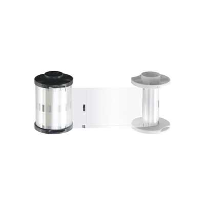 Cinta de laminación TRANSPARENTE 1.0 mil para DTC1500, DTC4500e, DTC4500, HDP5000, HDP8500 con laminación / Capacidad de 250 laminados por un solo lado. | 82601