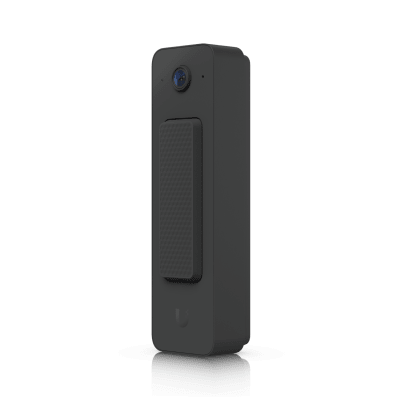 UVC Doorbell Lite – Videoportero Compacto 5 MP PoE con Visión Nocturna IR, Audio Bidireccional y Diseño Resistente al Clima, Color Negro | UVC-DOORBELL-LITE-B