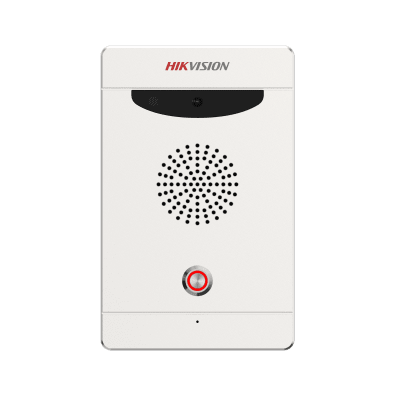 Estación de Alarma de Pánico con Video / Cámara 2 Mergapixel / Audio Bidireccional / Alarma de Manipulación / PoE / IP65 / IK08 / Montaje en Pared o Empotrado | DS-PEA103-CK1-E1