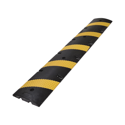 Reductor D / Velocidad / 183cm / 5 lineas amarillas / Hule Reciclado. | AC-183RV