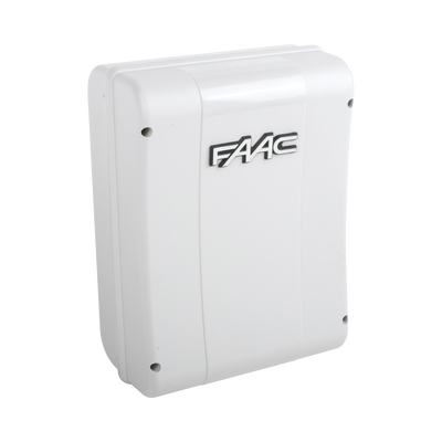 Cuadro de mando FAAC E024S para operadores abatibles  FAAC S418 y FAAC 770N | 7902862