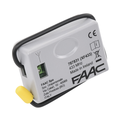 Receptor inalámbrico XF 433 para operador FAAC S418 | 787831